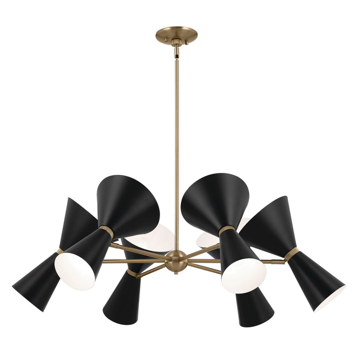 Myhouse Lighting Kichler - 52566CPZBK - 12 Light Chandelier - Phix - Champagne Bronze