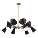 Myhouse Lighting Kichler - 52566CPZBK - 12 Light Chandelier - Phix - Champagne Bronze