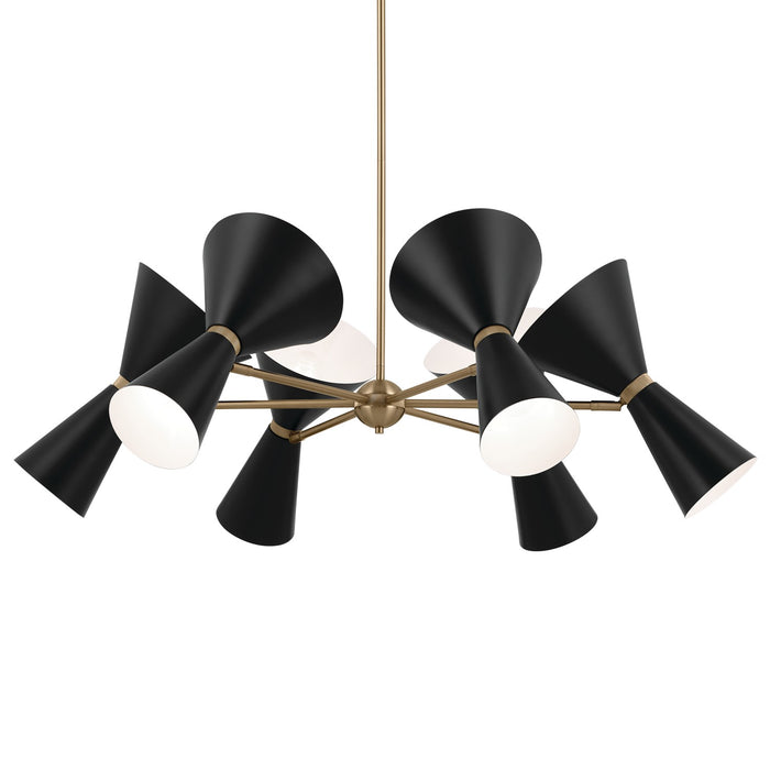 Myhouse Lighting Kichler - 52566CPZBK - 12 Light Chandelier - Phix - Champagne Bronze