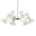 Myhouse Lighting Kichler - 52566CPZWH - 12 Light Chandelier - Phix - Champagne Bronze