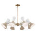 Myhouse Lighting Kichler - 52567CPZGRG - 16 Light Chandelier - Phix - Champagne Bronze