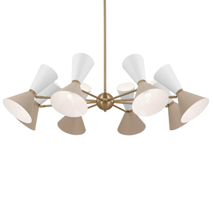 Myhouse Lighting Kichler - 52567CPZGRG - 16 Light Chandelier - Phix - Champagne Bronze