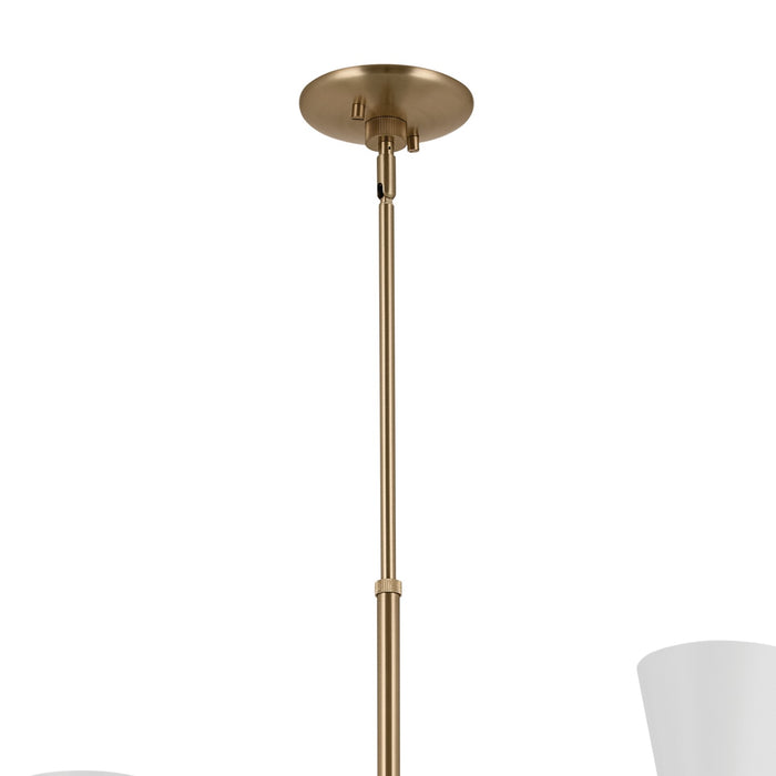 Myhouse Lighting Kichler - 52568CPZWH - 12 Light Foyer Chandelier - Phix - Champagne Bronze