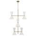 Myhouse Lighting Kichler - 52568CPZWH - 12 Light Foyer Chandelier - Phix - Champagne Bronze