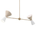 Myhouse Lighting Kichler - 52569CPZGRG - Four Light Linear Chandelier - Phix - Champagne Bronze