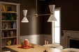 Myhouse Lighting Kichler - 52569CPZWH - Four Light Linear Chandelier - Phix - Champagne Bronze