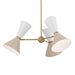 Myhouse Lighting Kichler - 52565CPZGRG - Six Light Chandelier - Phix - Champagne Bronze