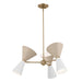 Myhouse Lighting Kichler - 52565CPZGRG - Six Light Chandelier - Phix - Champagne Bronze