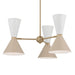 Myhouse Lighting Kichler - 52565CPZGRG - Six Light Chandelier - Phix - Champagne Bronze