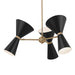 Myhouse Lighting Kichler - 52565CPZBK - Six Light Chandelier - Phix - Champagne Bronze