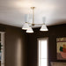 Myhouse Lighting Kichler - 52565CPZWH - Six Light Chandelier - Phix - Champagne Bronze