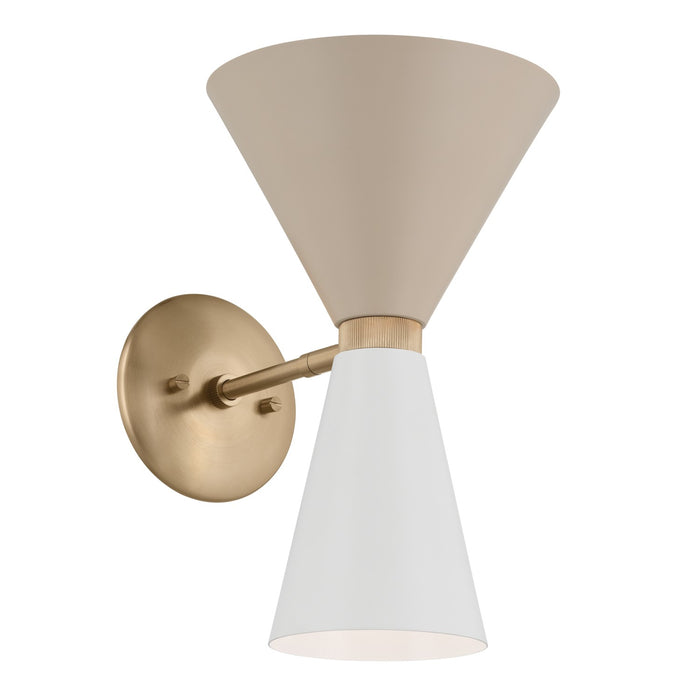 Myhouse Lighting Kichler - 52570CPZGRG - Two Light Wall Sconce - Phix - Champagne Bronze