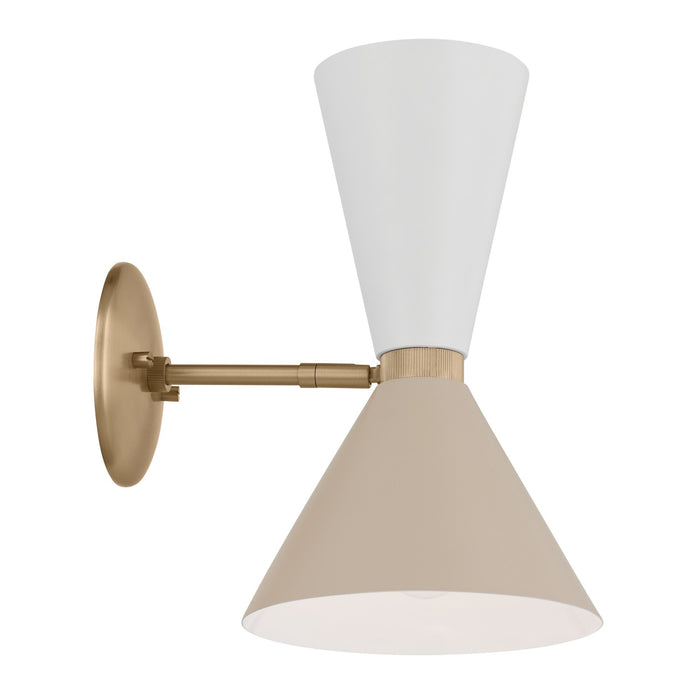 Myhouse Lighting Kichler - 52570CPZGRG - Two Light Wall Sconce - Phix - Champagne Bronze