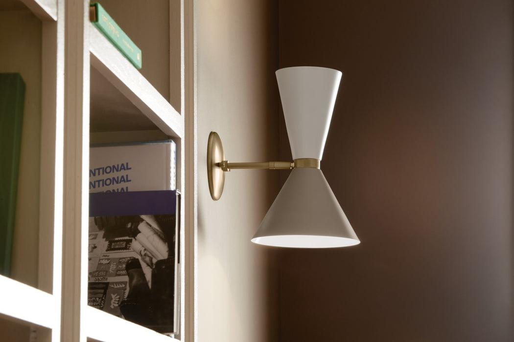 Myhouse Lighting Kichler - 52570CPZGRG - Two Light Wall Sconce - Phix - Champagne Bronze