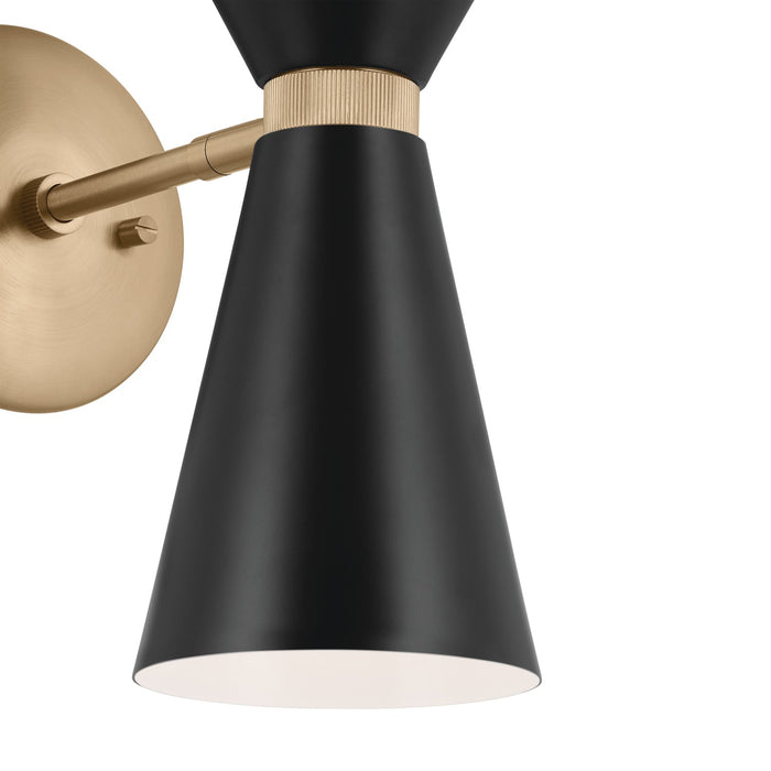 Myhouse Lighting Kichler - 52570CPZBK - Two Light Wall Sconce - Phix - Champagne Bronze