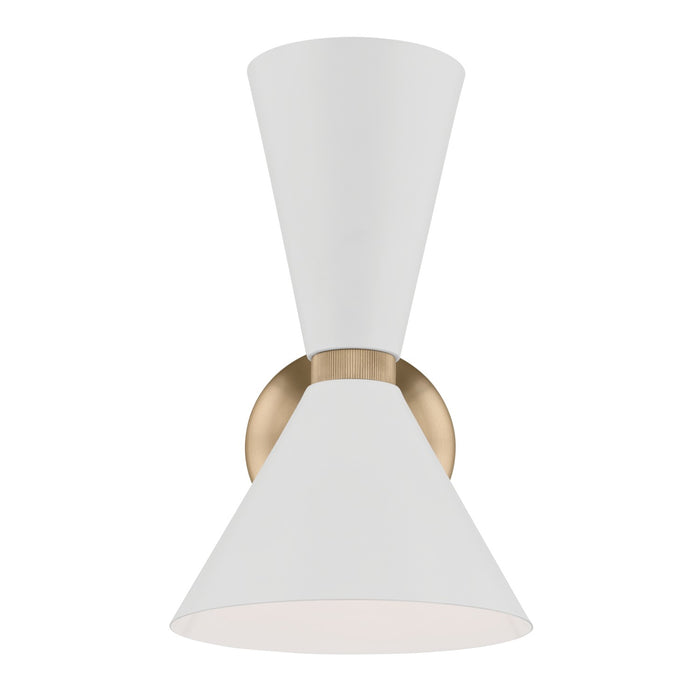 Myhouse Lighting Kichler - 52570CPZWH - Two Light Wall Sconce - Phix - Champagne Bronze