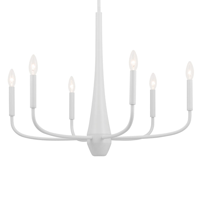 Myhouse Lighting Kichler - 52525WH - Six Light Chandelier - Deela - White