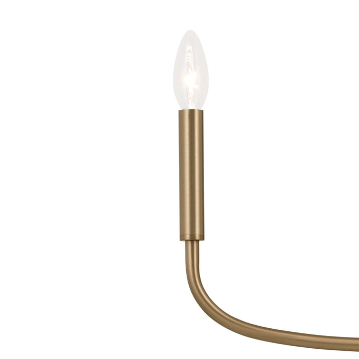 Myhouse Lighting Kichler - 52525CPZ - Six Light Chandelier - Deela - Champagne Bronze