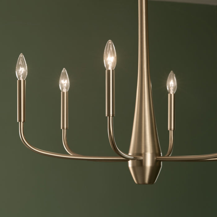 Myhouse Lighting Kichler - 52525CPZ - Six Light Chandelier - Deela - Champagne Bronze