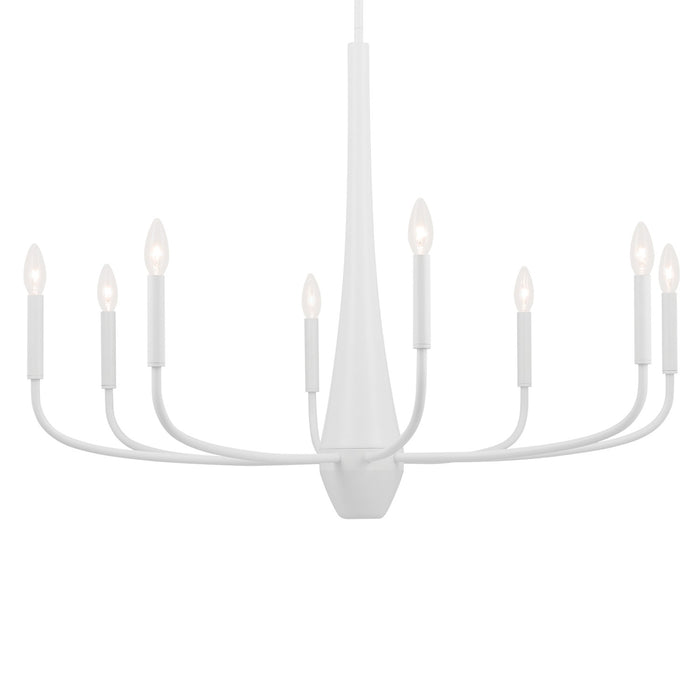 Myhouse Lighting Kichler - 52526WH - Eight Light Chandelier - Deela - White