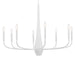 Myhouse Lighting Kichler - 52526WH - Eight Light Chandelier - Deela - White