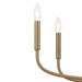 Myhouse Lighting Kichler - 52526CPZ - Eight Light Chandelier - Deela - Champagne Bronze