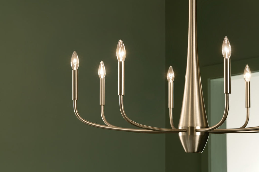 Myhouse Lighting Kichler - 52526CPZ - Eight Light Chandelier - Deela - Champagne Bronze