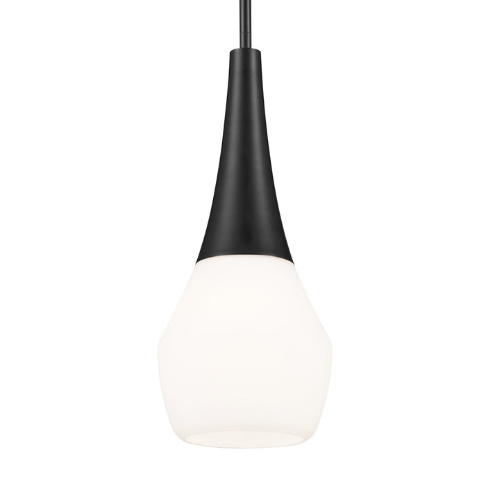 Myhouse Lighting Kichler - 52529BK - One Light Pendant - Deela - Black