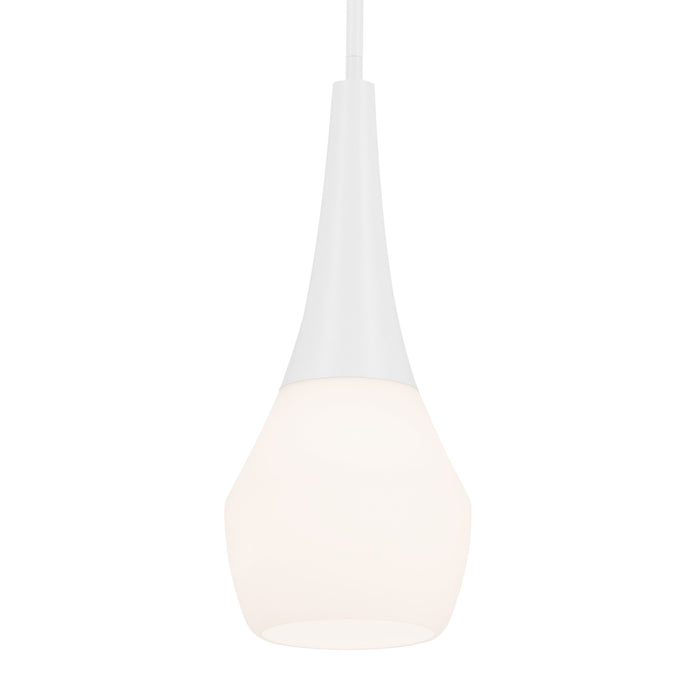 Myhouse Lighting Kichler - 52529WH - One Light Pendant - Deela - White
