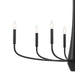 Myhouse Lighting Kichler - 52528BK - Eight Light Chandelier - Deela - Black