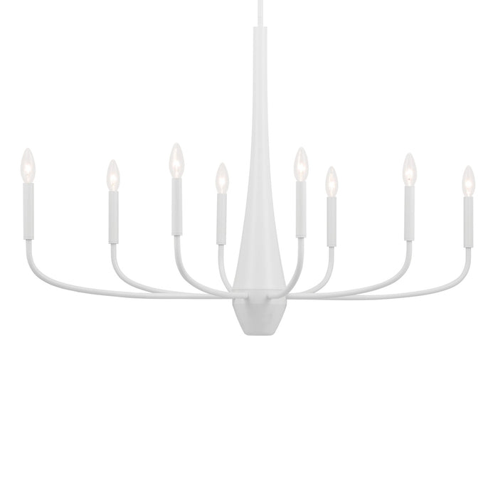 Myhouse Lighting Kichler - 52528WH - Eight Light Chandelier - Deela - White