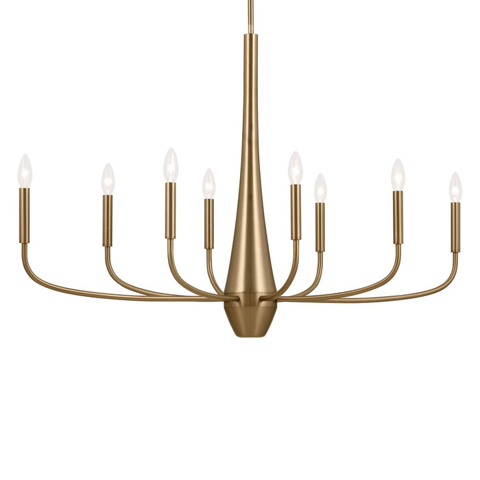 Myhouse Lighting Kichler - 52528CPZ - Eight Light Chandelier - Deela - Champagne Bronze