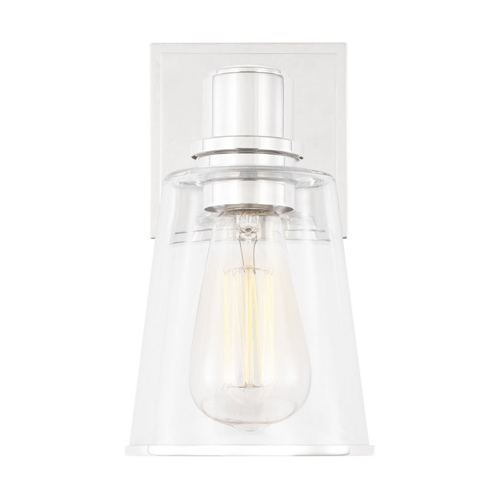 Myhouse Lighting Visual Comfort Studio - CV1031PN - One Light Bath Vanity - Alessa - Polished Nickel
