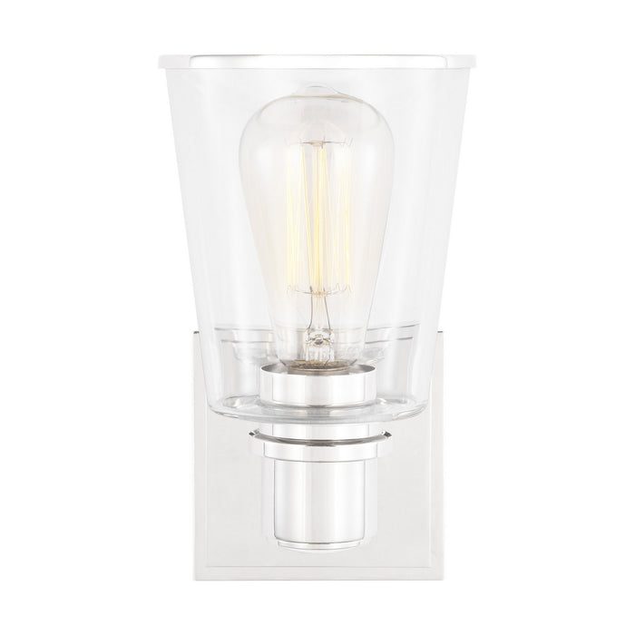 Myhouse Lighting Visual Comfort Studio - CV1031PN - One Light Bath Vanity - Alessa - Polished Nickel
