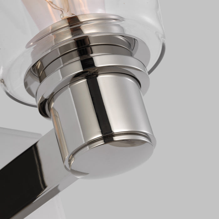 Myhouse Lighting Visual Comfort Studio - CV1031PN - One Light Bath Vanity - Alessa - Polished Nickel