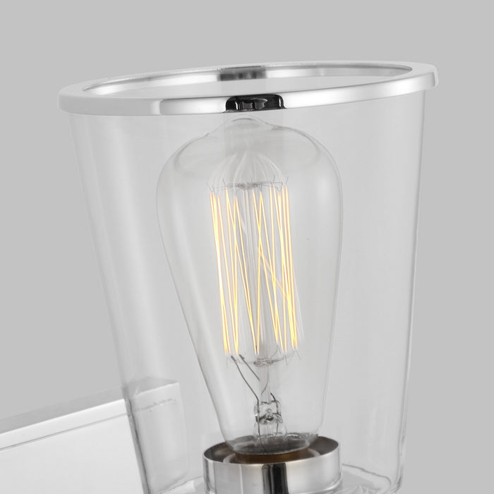 Myhouse Lighting Visual Comfort Studio - CV1031PN - One Light Bath Vanity - Alessa - Polished Nickel