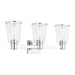 Myhouse Lighting Visual Comfort Studio - CV1033PN - Three Light Bath Vanity - Alessa - Polished Nickel