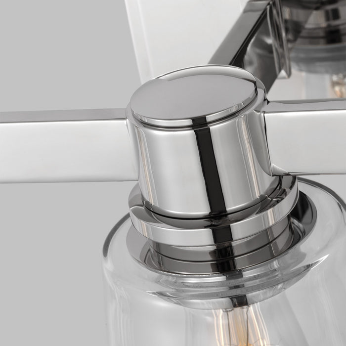 Myhouse Lighting Visual Comfort Studio - CV1033PN - Three Light Bath Vanity - Alessa - Polished Nickel