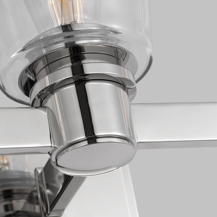 Myhouse Lighting Visual Comfort Studio - CV1033PN - Three Light Bath Vanity - Alessa - Polished Nickel