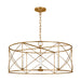 Myhouse Lighting Visual Comfort Studio - CC1624ADB - Four Light Chandelier - Beatrix - Antique Gild