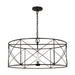 Myhouse Lighting Visual Comfort Studio - CC1624AI - Four Light Chandelier - Beatrix - Aged Iron