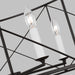 Myhouse Lighting Visual Comfort Studio - CC1624AI - Four Light Chandelier - Beatrix - Aged Iron
