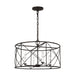 Myhouse Lighting Visual Comfort Studio - CC1634AI - Four Light Chandelier - Beatrix - Aged Iron