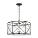 Myhouse Lighting Visual Comfort Studio - CC1634AI - Four Light Chandelier - Beatrix - Aged Iron