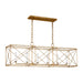 Myhouse Lighting Visual Comfort Studio - CC1646ADB - Six Light Chandelier - Beatrix - Antique Gild
