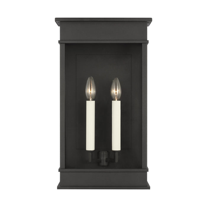 Myhouse Lighting Visual Comfort Studio - CO1472TXB - Two Light Outdoor Wall Sconce - Cupertino - Textured Black