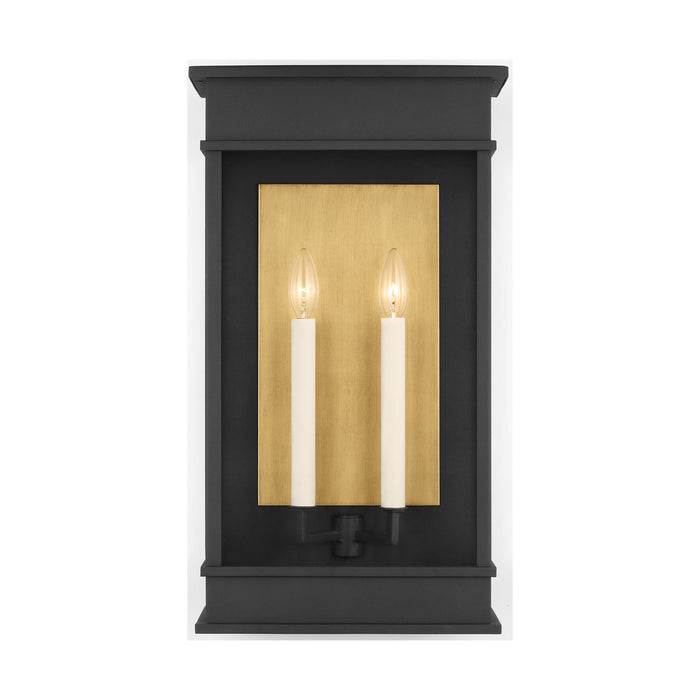 Myhouse Lighting Visual Comfort Studio - CO1482TXB - Two Light Outdoor Wall Sconce - Cupertino - Textured Black