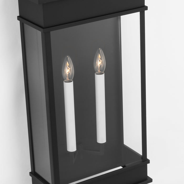 Myhouse Lighting Visual Comfort Studio - CO1482TXB - Two Light Outdoor Wall Sconce - Cupertino - Textured Black