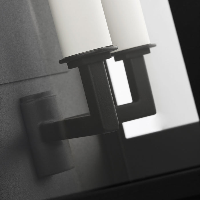 Myhouse Lighting Visual Comfort Studio - CO1482TXB - Two Light Outdoor Wall Sconce - Cupertino - Textured Black