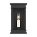 Myhouse Lighting Visual Comfort Studio - CO1491TXB - One Light Outdoor Wall Sconce - Cupertino - Textured Black